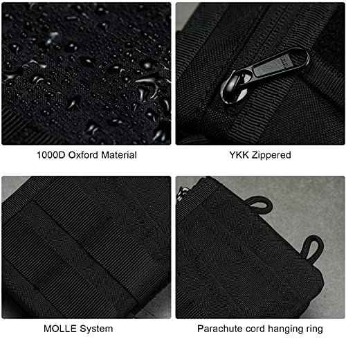 VIPERADE VE16 EDC Pouch, EDC Organizer for Men - Pocket Organizer Multitool Pouch Wallet for EDC Gears