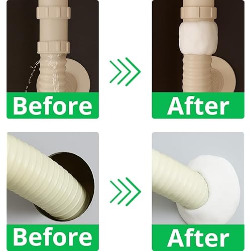 3 Pack Plumbers Putty & Duct Seal ? Heavy Duty Waterproof Sealant Putty for Sink Drain, Tub & Pipe Connections, HVAC Ducts, Wall Hole Filler & Quick Repair Solution