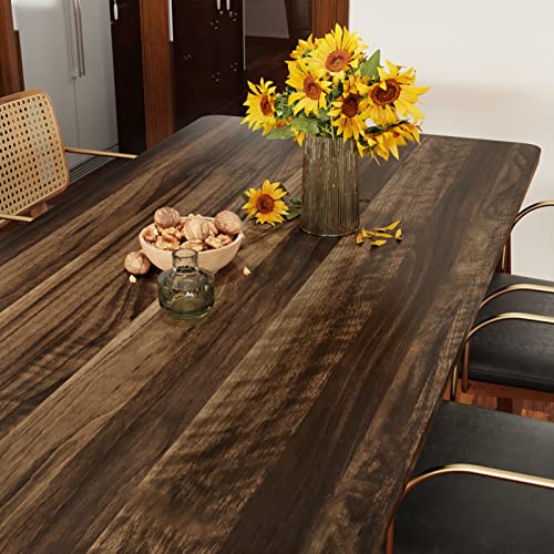 Wallercity Brown Wood Grain Contact Paper for Countertops Wooden Peel and Stick Wallpaper for Kitchen Backsplash Self Adhesive Wallpapers Vinyl Light Wood Wall Paper for Cabinets Table 15.8''x78.7''