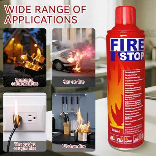 4-Pack Fire Extinguisher with Mount Brackets£¬Portable for Home, Kitchen, Car, Boat£¬BBQ -Multi-Purpose Fire Protection