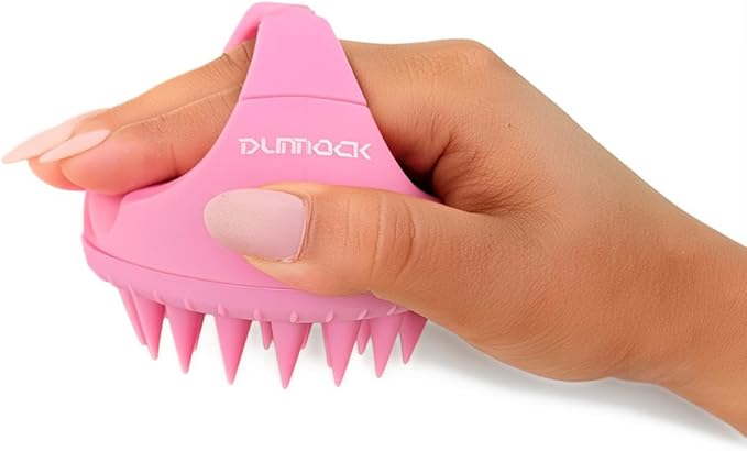 Dunnock Manual Scalp Massager & Shampoo Brush (Pink) Ã¢ÂÂ Designed to give You a Salon-Like Scalp Treatment at Home Turn Every Wash Dandruff Comb Into a Spa Experience Scalp Stimulator.