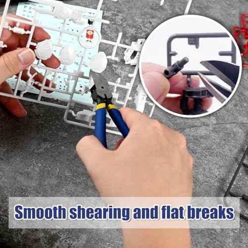 VCELINK Wire Cutter, 6-inch Side Cutter, CR-V Small Flush Cutter, Professional Small Wire Cutter with Spring-loaded for Artificial Flowers, Floral, Jewellery Making, and DIY Model Making