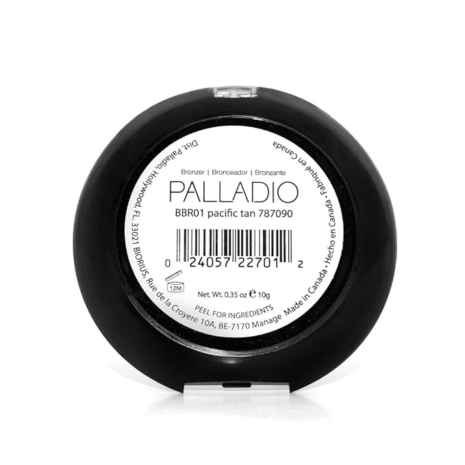 Palladio Baked Bronzer, Pacific Tan, 0.35 Ounce (Pack of 1)