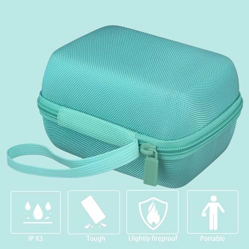co2CREA Hard Case Replacement for OMRON Evolv Bluetooth Wireless Upper Arm Blood Pressure Monitor BP7000 HEM-7600T-BK (Mint Green Case)