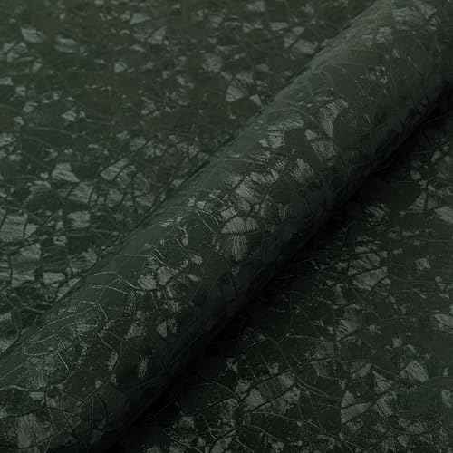 Abyssaly Dark Green Peel and Stick Wallpaper - Modern Textured Embossed Wall Paper - Removable Self Adhesive Vinyl Wrap Waterproof Contact Paper for Bathroom Bedroom Countertops Cabinet Home Decor