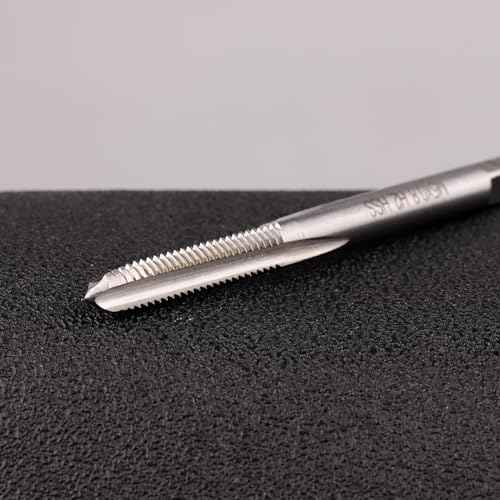 Metric Machine Tap,2pcs M5 x 0.8mm HSS 6542 Straight Flutes Screw Tapping Threading Machinist Repair DIY Tool