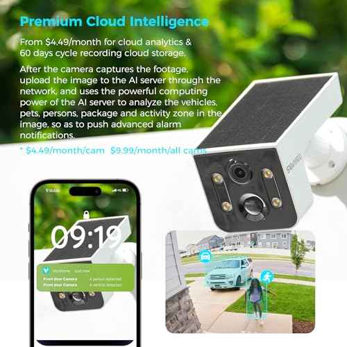 Vicohome CG6L Best 2K Solar Security Camera Wireless Outdoor System,No NVR Needed,Battery Powered,Easy to Setup,Motion Detection,Two Way Audio,Color Night Vision,SD Slot,180 Days Exchange Policy