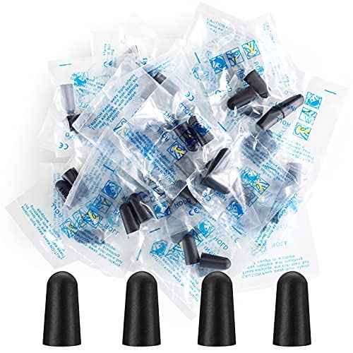 200 Pair Earplugs for Noise Cancelling Ultra Soft Foam Ear Plugs for Sleeping Noise Blocking Earplugs for Study Work Black Color