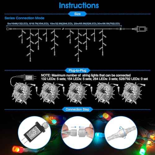 40+ Modes Smart Icicle Lights for Outside - 65.6Ft App Controlled Super Xtras 16 Million Color Changing Icicle Christmas Lights Outdoor Indoor Dimmable Timer Remote Waterproof