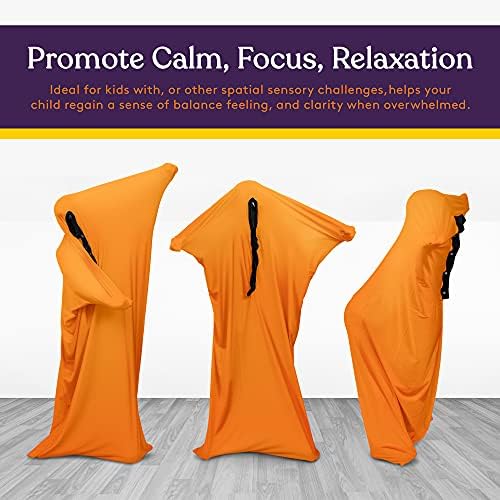 Special Supplies Sensory Body Sock Full-Body Wrap to Relieve Stress, Stretchy, Breathable Cozy Sensory Sack for Boys, Girls