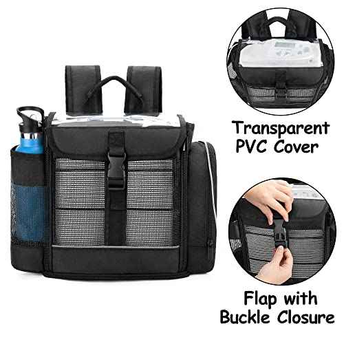 CURMIO Portable Oxygen Concentrator Backpack Compatible with Inogen One, Oxygo, Caire Units, SimplyGo Mini, POC Travel Bag