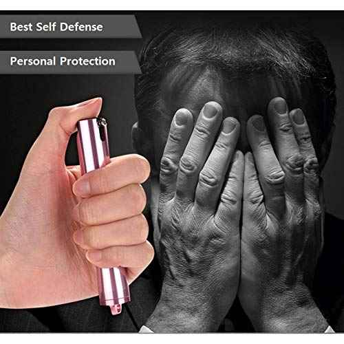 Zenith Pepper Spray Keychain Compact Size for Women Finger Grip 30 Bursts 14 Foot 4M More Range Self Defense Protect Yourself