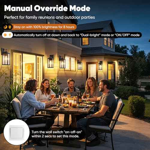 BesLowe 14¡± Upgraded Motion Sensor Outdoor Wall Lights, Dusk to Dawn Porch Lights Outdoor Wall Sconces, 3 Lighting Modes Exterior Lighting Fixtures with Hooks, Bronze Outside Lights for House, 2-Pack