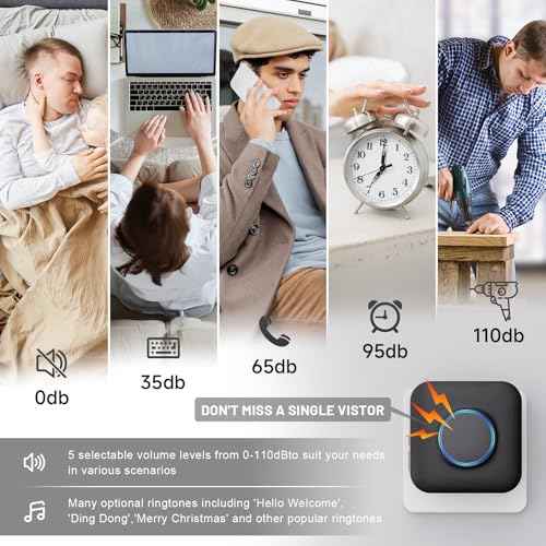 Wireless Doorbell Chime - Compatible with Blink Video Doorbell and Blink Video Doorbell (2nd Gen) (1 Video Doorbell Extender 1 Receiver£©
