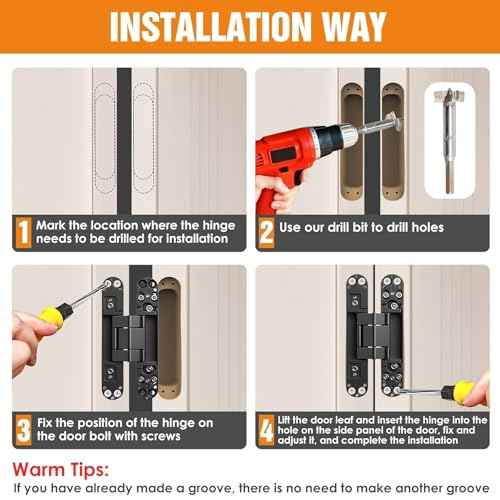 7" Hidden Door Hinge/Concealed Hinges,Invisible Hinges,Invisible Door Silent 180 Degree Swing Hinge 3-Way Adjustable Butt 7 x 2.8 x 1 (Pack of 2) (Black 7 inches)
