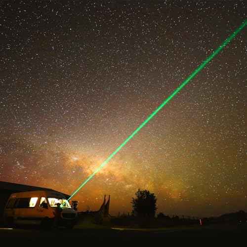 [4 Packs] Rechargeable Green Laser Pointer High Power Green Beam Light Long Distance Range For TV/LED/LCD Screens Tactical Flashlights Presentation Office/Outdoors/Astronomic/Construction [005]