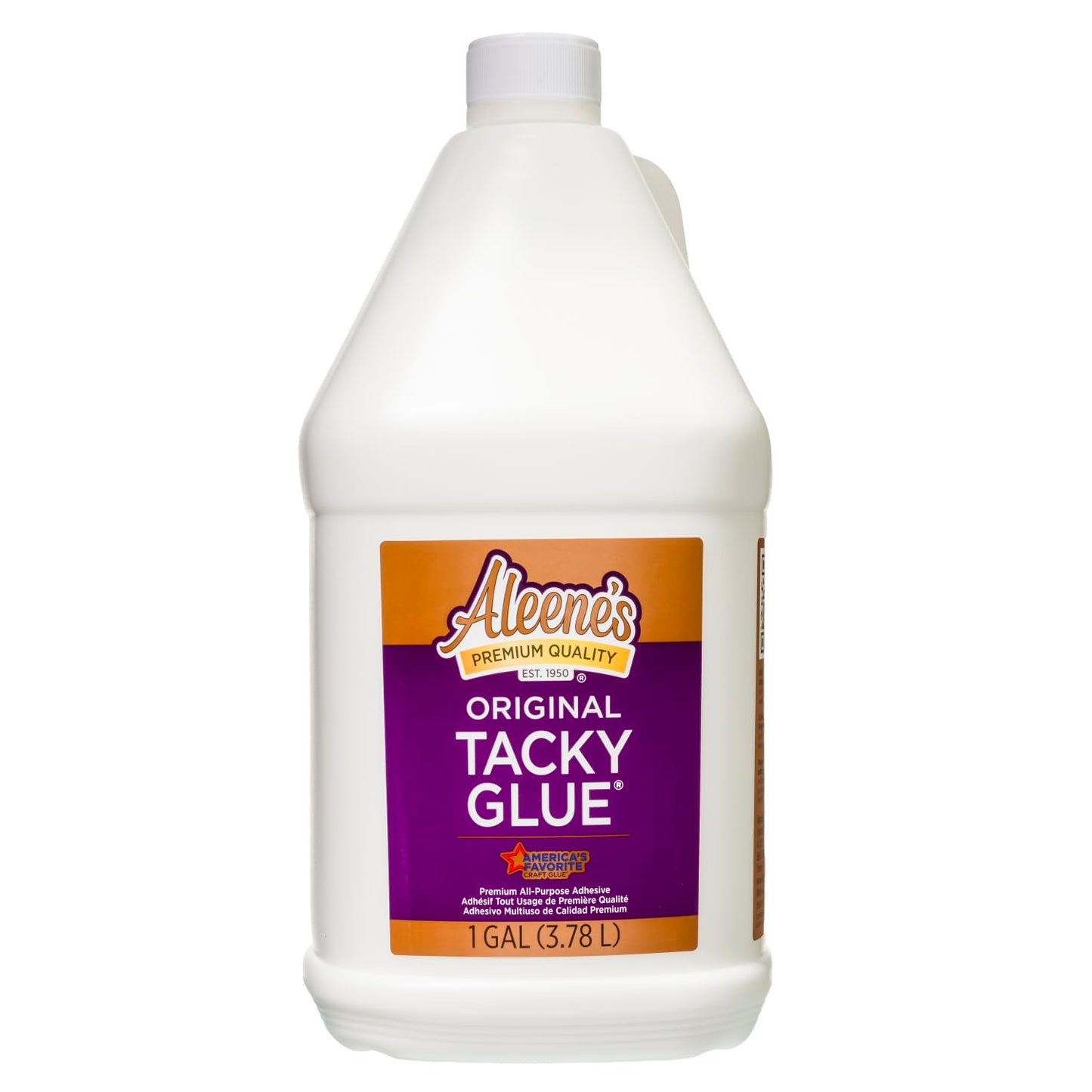 Aleene's Original Tacky Glue, All Purpose Adhesive, Perfect for Crafts and DIY Projects, Dries Fast and Clear for Large Projects, Refills, 128 fl oz, 1 Gallon
