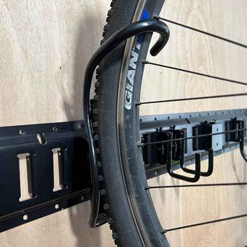 E-Track Bike Wall Mount, Quick Install Bike Hangers Storage Rack for E-Track (2 Pack)