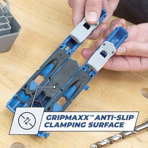 Kreg KPHJ320 Pocket-Hole Jig 320 - Small, Durable Jig for Tight Spaces - Create Perfect, Rock-Solid Joints - Easily Adjustable Drill Guides - For Materials 1/2" to 1 1/2" Thick