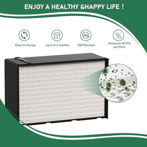 Carmerny 2 Pack 1045 Super Wick Humidifier Filter Replacement Compatible with Essick Air AIRCARE H12300, H12300HB, H12400, H12400HB, H12600, H12600, H12001, H12AEUO, H12AUKP Series Humidifiers