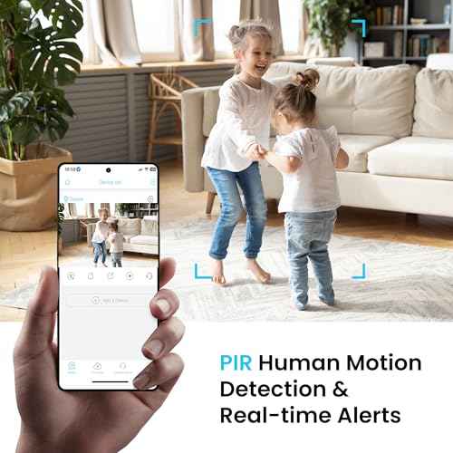 javiscam Mini Camera, 4K HD Nanny Cam for Home with Longer Battery Life, Motion Detection, App Control, Cloud & SD Storage, Wireless Camera for Pet/Baby/Nanny Surveillance