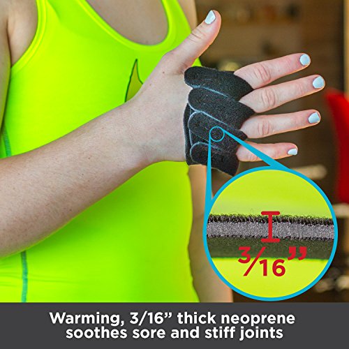 BraceAbility Ulnar Deviation & Drift Hand Splint | MCP Knuckle Joint Support Brace for Rheumatoid Arthritis & Tendonitis Pain Relief, Finger Straightener & Stretcher Glove - S (SM/MED) Left