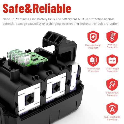 Fancy Buying 6.0Ah 20 Volt PCC685L Replacement Battery for Porter Cable PCC685L PCC680L PCC682L Cordless Power Tools Battery