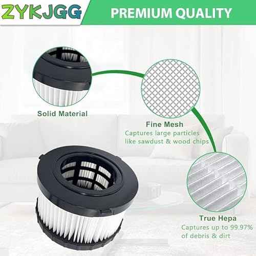 Replacement for DC5151H Dewalt Vacuum Filter,HEPA Filter for DEWALT DC5151H DC515 DCV517 Wet Dry Vacuum