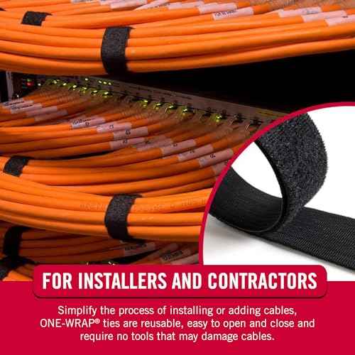 VELCRO Brand VEL-30767-AMS Narrow Straps 3/4 in x 30 ft Roll | Cut to Length Reusable Self-Gripping Tape | Bundle Wrap Garden Tools, Hoses, Organize Craft Supplies, Camping Gear, More | Black