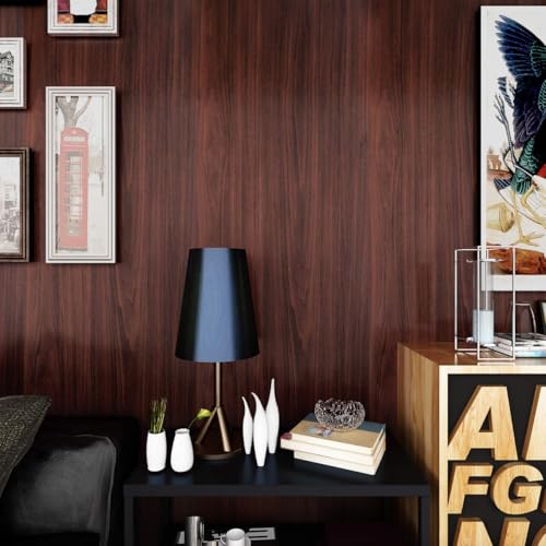 Livelynine Wood Wallpaper Peel and Stick Countertop Waterproof Wood Grain Contact Paper for Countertops Desk Kitchen Counter Top Vinyl Wrap Self Adhesive Cabinet Covering Laminate Sheets 15.8x78.8