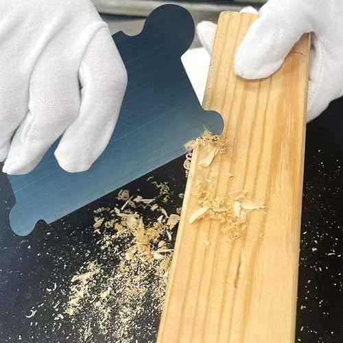 Bueyfolt Cabinet Scraper Set, Carbon Steel Scraper Cards, Woodworking Scraping Tools, Wood Surface Finishing