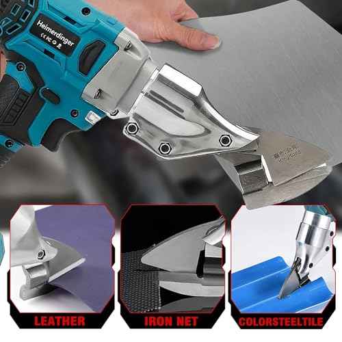 Brushless Cordless Metal Shear for Makita 18V Battery,Heavy Duty Electric Scissors for Cutting Metal/Iron,Stainless Steel,Carpet and Cardboard-Variable Speed
