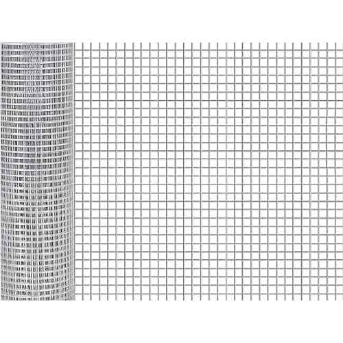 Hardware Cloth 48inx50ft 1/2 Inch Galvanized, Chicken Rabbit Snake cage Wire Fence Mesh Roll,Garden Plant Welded Metal Wire Fence,Poultry Animal Netting cage Screen. (4 x 50FT)