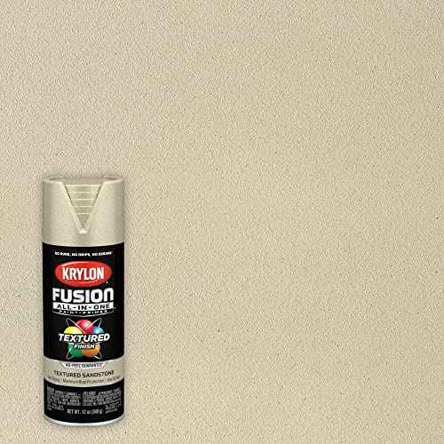 Krylon K02860007 Fusion All-In-One Textured, Sandstone, 12 oz.