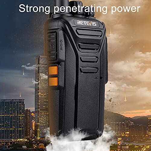 Retevis RT27 Walkie Talkies for Adults Long Range,2 Way Radio Rechargeable,VOX HandsFree,Heavy Duty,Portable FRS Two-way Radios for Commercial Retail Restaurant School(5 Pack)