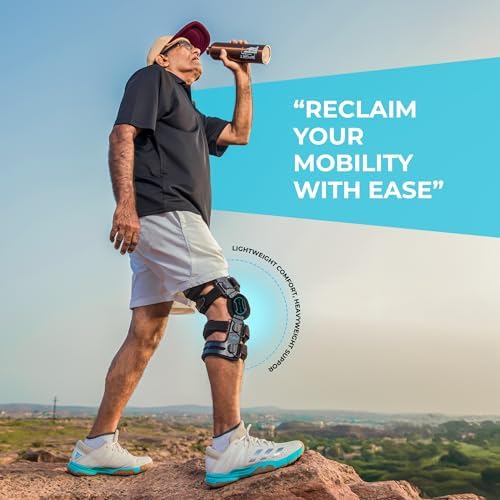 Z1 K6 Hinged Unloader Knee Brace - Knee Support for MCL, ACL, PCL, Ligament & Sports Injuries, Mild Osteoarthritis, Meniscus Tear & Knee Joint Pain, Running Best Protection - Men & Women - Size (S6)