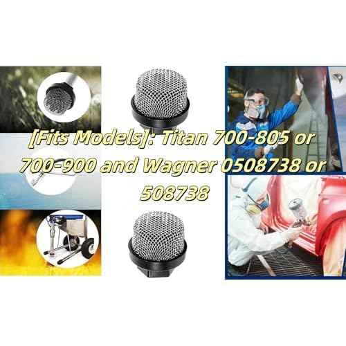 Airless Paint Sprayer 440 Inlet Filter Screen Suction Strainer 700-805 or 700805 2PCS