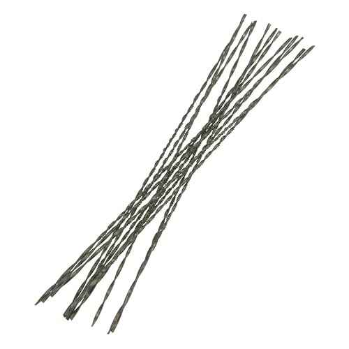 FOXBC Spiral Scroll Saw Blades - Plain End (#4 Fast Wood Cutting)