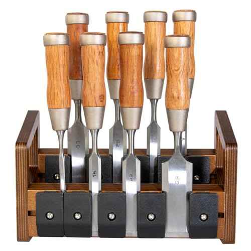 Modular Chisel Storage Rack for Woodworking Workshop Tool Orghanization