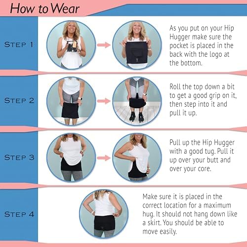 Alki Active® Hip Pain Relief Compression Band for Women - for Sciatic Nerve, Hip Flexor Strain, Torn Labrum, Arthritis, Bursitis, EDS, Fibromyalgia (Small)