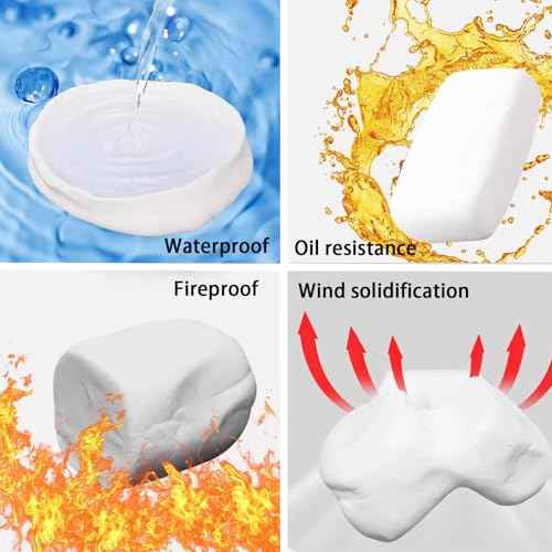 3-Pack Waterproof Sealant Mastic, 2025 New Repair Sealing Clay, for Wall Hole Repair, Air Conditioning and Drainage Pipes Quick and Easy Solution
