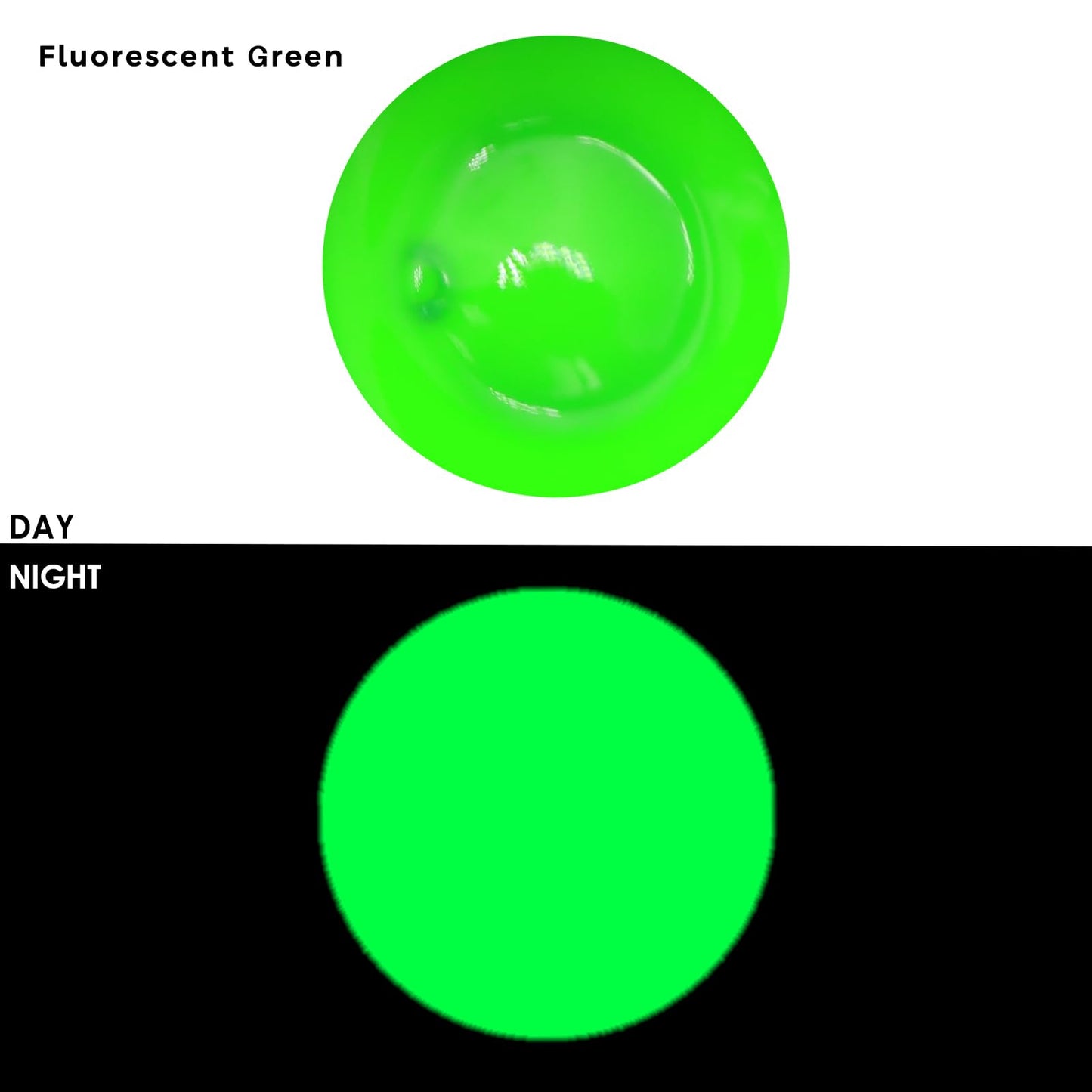 Artecho Green Glow in the Dark Acrylic Paint - Large Bottle 500ml / 17oz, Craft Paint for Canvas, Rocks, Wood, Fabric, Ceramic, Non-Toxic