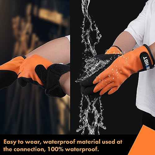 Waterproof Work Gloves for Men and Women, Winter Work Gloves for Cold Weather Gloves, Touchscreen ¡¦