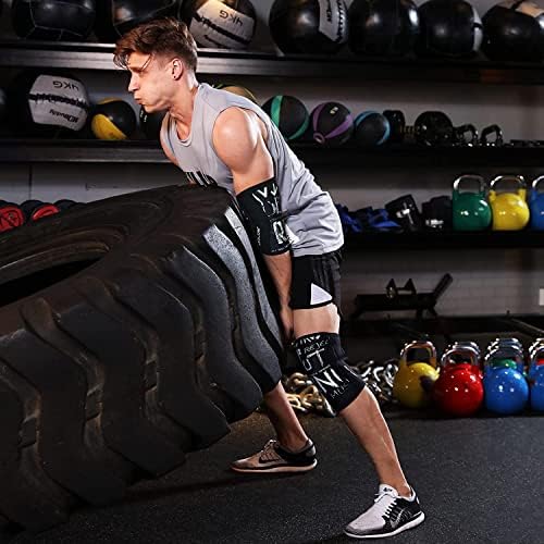 AEOLOS Knee Sleeves (1 Pair)，7mm Compression Knee Braces for Heavy-Lifting,Squats,Gym and Other Sports