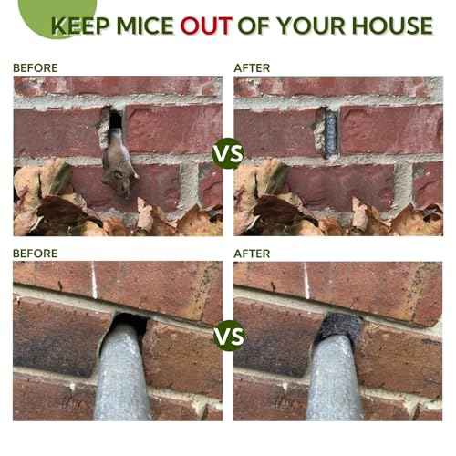 Steel Wool Mice Control - 2 Pack 3'' x 11Ft Steel Wool 0000 - Fine SteelWool Included Work Gloves & Scissors - Mouse Wall Hole Filler for Home, Garden & Garage