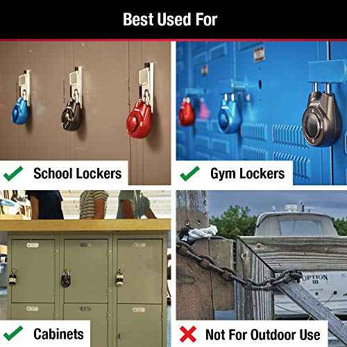 Master Lock Directional Combination Lock, Set Your Own Directional Lock, Combination Lock for Gym and School Lockers, 1500iD Colors May Vary