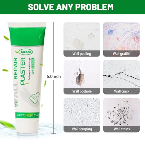 Drywall Repair Kit, Spackle Wall Repair Patch Kit with Scraper, (Pack of 2)