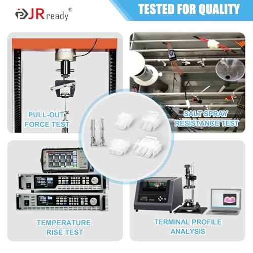 JRready ST6556 MLX Pin Connector Kit with Molex Pin Extractor Tool 6.35mm Pitch Wire Power .084¡± Connectors 14-20AWG Pin Terminals 2.13mm Diameter 42024 Series with Terminal Removal Tool