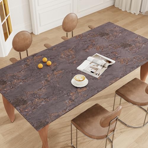 CRE8TIVE Brown Gold Marble Contact Paper for Countertops Waterproof Marble Wallpaper Peel and Stick Removable Self Adhesive Renter Friendly Vinyl Wall Paper for Bathroom Kitchen Cabinets Shelf 12"x80"