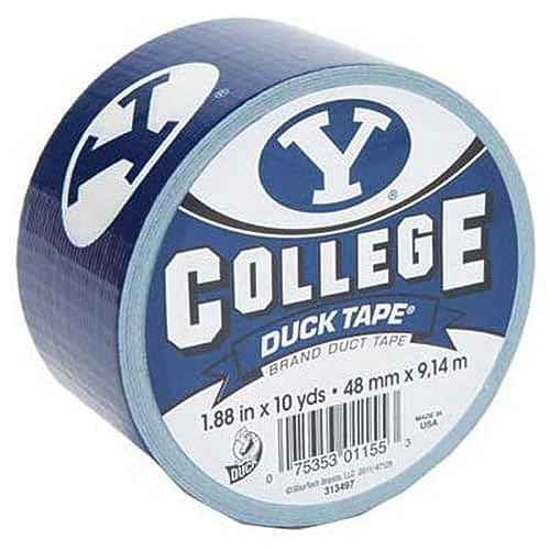 Duck Brand 240369 BYU College Logo Duct Tape, 1.88-Inch by 10 Yards, Single Roll